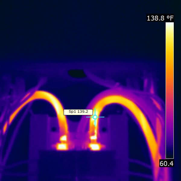 Infrared Services identifies heating issues with electric parts