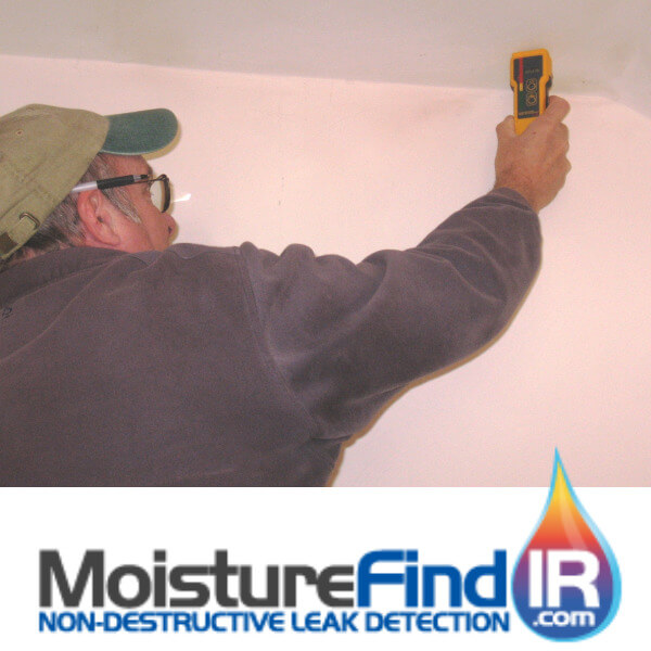 Moisture Find IR being used to test a home